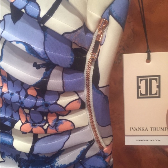 Floral Ivanka Trump Dress - Picture 5 of 8